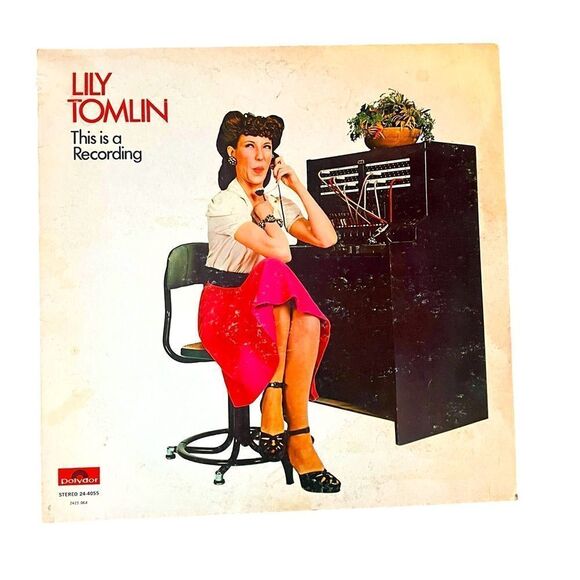 VINTAGE LILY TOMLIN - THIS IS A RECORDING LP COMEDY VINYL 1971 VINYL RECORD - Picture 1 of 5